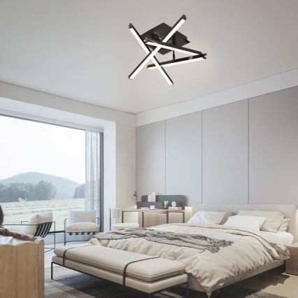 Dimbare LED bevestigde hanglamp LED/60W/230V 3000-6500K + afstandsbediening