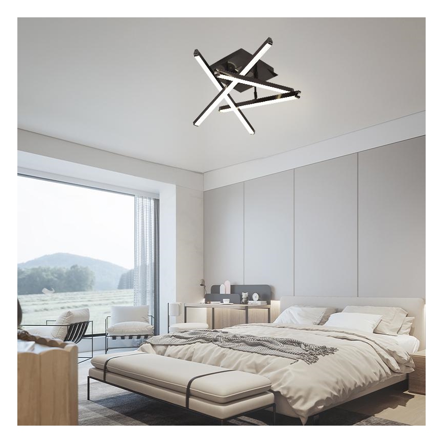 Dimbare LED bevestigde hanglamp LED/60W/230V 3000-6500K + afstandsbediening