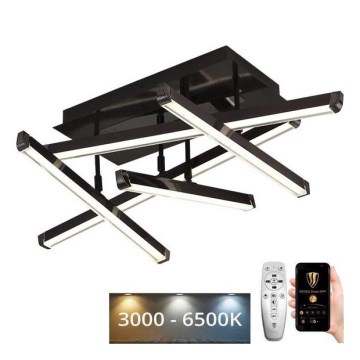 Dimbare LED bevestigde hanglamp LED/60W/230V 3000-6500K + afstandsbediening