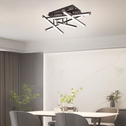 Dimbare LED bevestigde hanglamp LED/60W/230V 3000-6500K + afstandsbediening