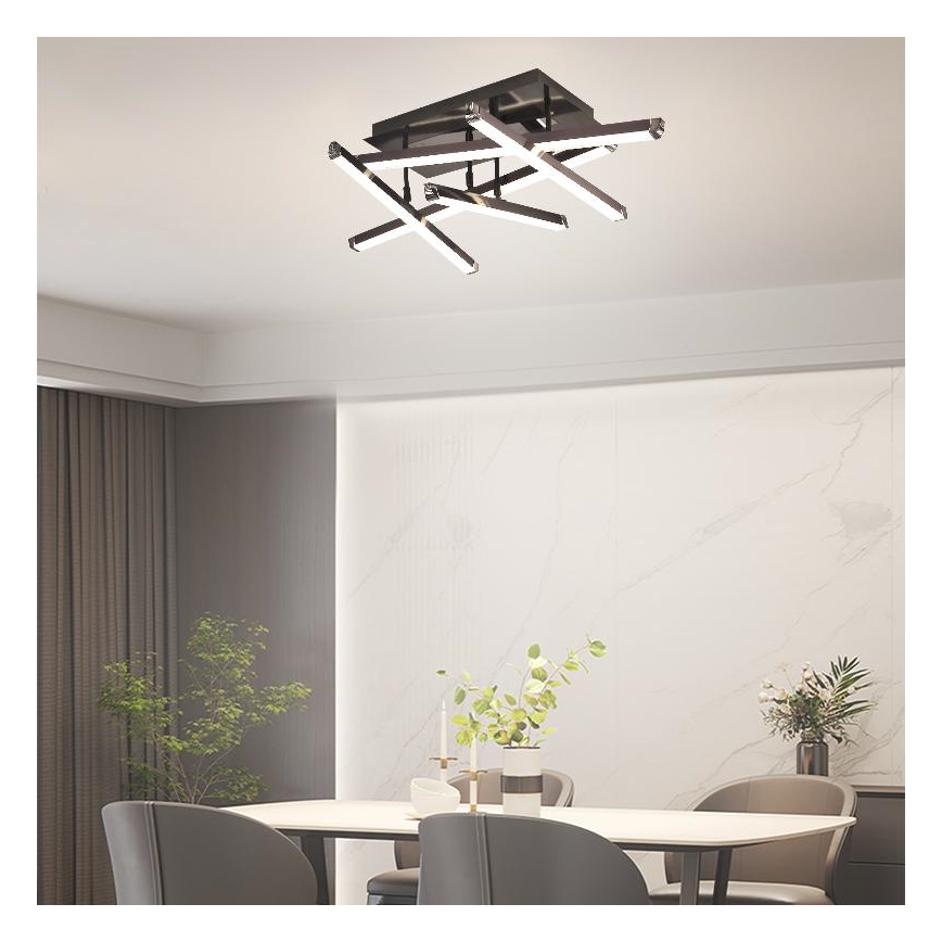 Dimbare LED bevestigde hanglamp LED/60W/230V 3000-6500K + afstandsbediening