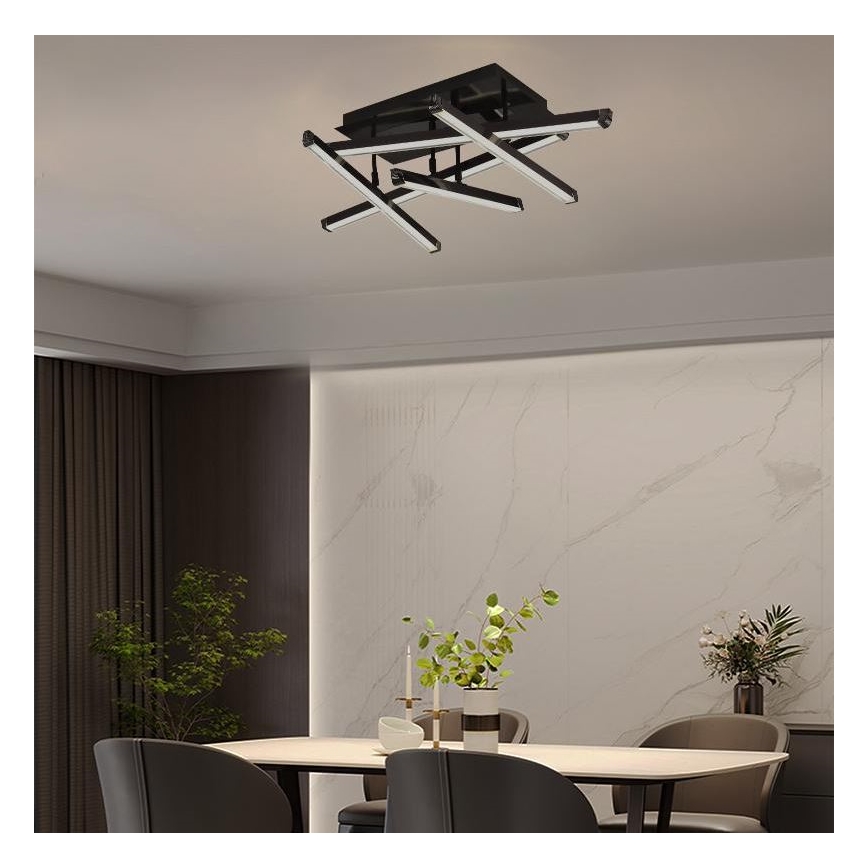 Dimbare LED bevestigde hanglamp LED/60W/230V 3000-6500K + afstandsbediening