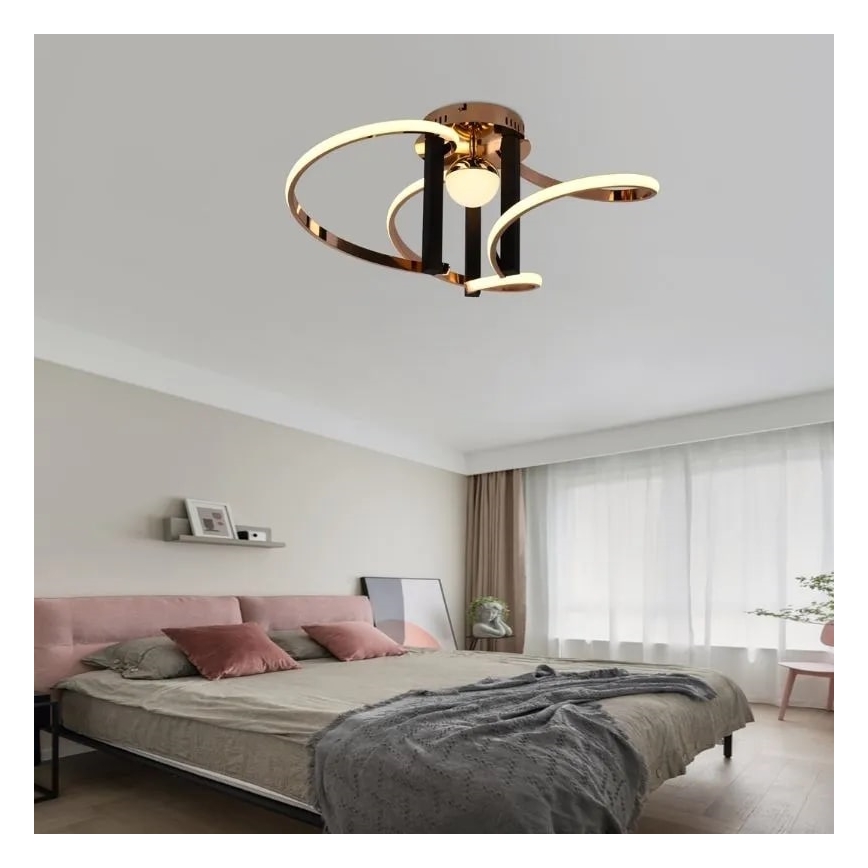 Dimbare LED bevestigde hanglamp LED/70W/230V 3000-6500K + afstandsbediening