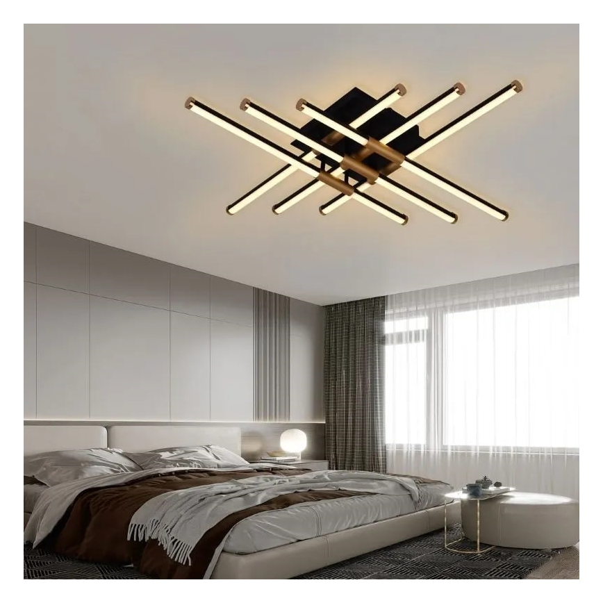 Dimbare LED bevestigde hanglamp LED/70W/230V 3000-6500K + afstandsbediening