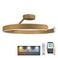Dimbare LED bevestigde hanglamp LED/72W/230V 3000-6500K goud + afstandsbediening