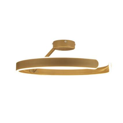 Dimbare LED bevestigde hanglamp LED/72W/230V 3000-6500K goud + afstandsbediening
