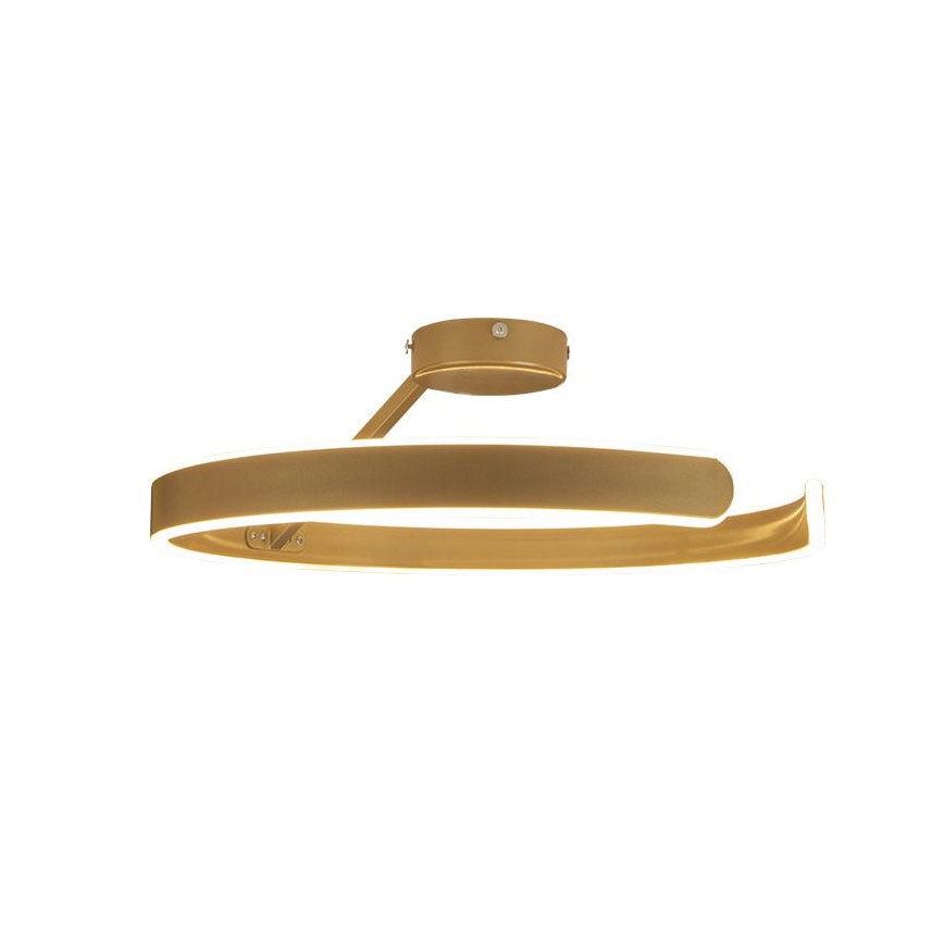 Dimbare LED bevestigde hanglamp LED/72W/230V 3000-6500K goud + afstandsbediening