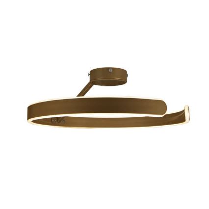 Dimbare LED bevestigde hanglamp LED/72W/230V 3000-6500K goud + afstandsbediening