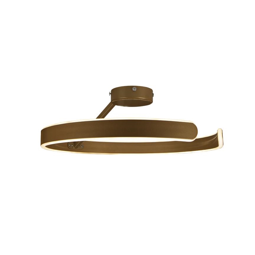 Dimbare LED bevestigde hanglamp LED/72W/230V 3000-6500K goud + afstandsbediening
