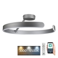 Dimbare LED bevestigde hanglamp LED/72W/230V 3000-6500K mat chroom + afstandsbediening