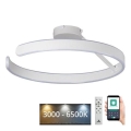 Dimbare LED bevestigde hanglamp LED/72W/230V 3000-6500K wit + afstandsbediening