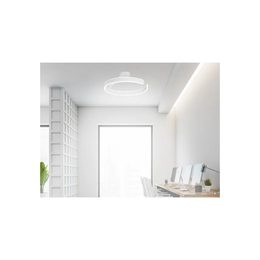 Dimbare LED bevestigde hanglamp LED/72W/230V 3000-6500K wit + afstandsbediening