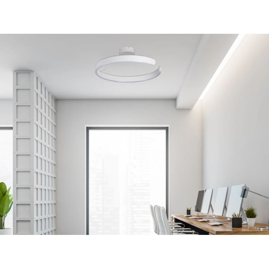 Dimbare LED bevestigde hanglamp LED/72W/230V 3000-6500K wit + afstandsbediening