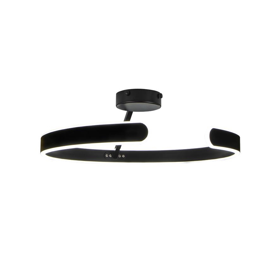Dimbare LED bevestigde hanglamp LED/72W/230V 3000-6500K zwart + afstandsbediening
