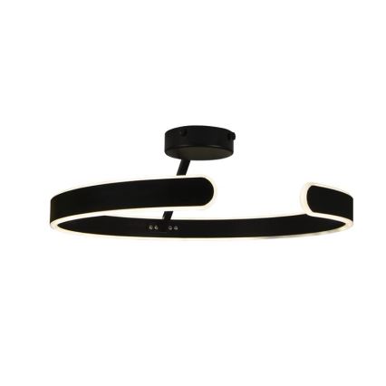 Dimbare LED bevestigde hanglamp LED/72W/230V 3000-6500K zwart + afstandsbediening