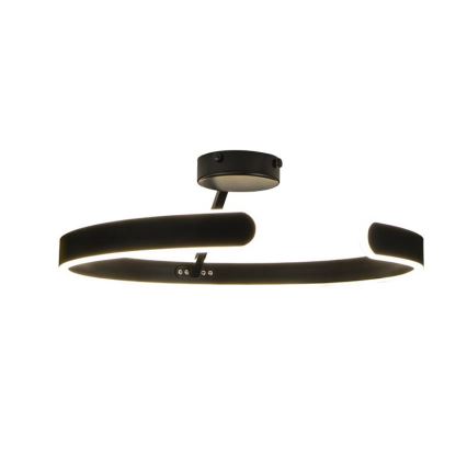 Dimbare LED bevestigde hanglamp LED/72W/230V 3000-6500K zwart + afstandsbediening