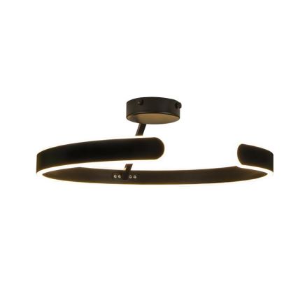 Dimbare LED bevestigde hanglamp LED/72W/230V 3000-6500K zwart + afstandsbediening
