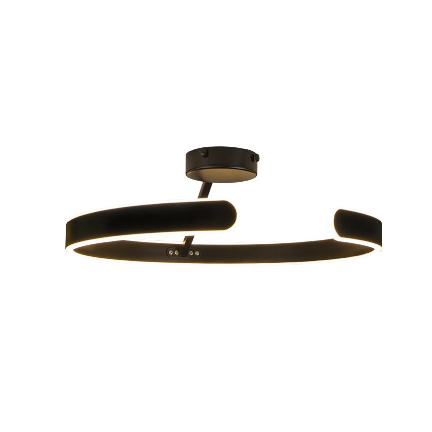 Dimbare LED bevestigde hanglamp LED/72W/230V 3000-6500K zwart + afstandsbediening