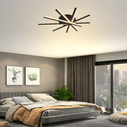 Dimbare LED bevestigde hanglamp LED/75W/230V 3000-6500K + afstandsbediening