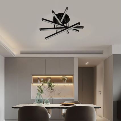 Dimbare LED bevestigde hanglamp LED/75W/230V 3000-6500K + afstandsbediening