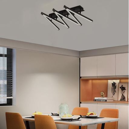 Dimbare LED bevestigde hanglamp LED/75W/230V 3000-6500K + afstandsbediening