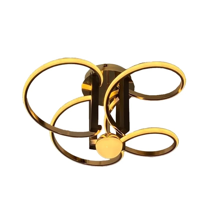 Dimbare LED bevestigde hanglamp LED/80W/230V 3000-6500K + afstandsbediening
