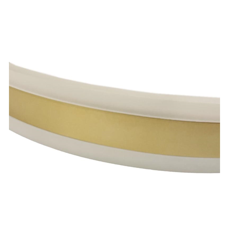 Dimbare LED bevestigde hanglamp LED/86W/230V 3000-6500K goud + afstandsbediening