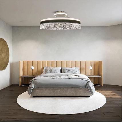 Dimbare LED bevestigde hanglamp LED/86W/230V 3000-6500K wit + afstandsbediening