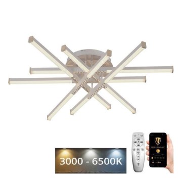 Dimbare LED bevestigde hanglamp LED/90W/230V 3000-6500K + afstandsbediening