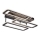 Dimbare LED bevestigde hanglamp LED/90W/230V 3000-6500K + afstandsbediening
