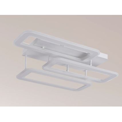 Dimbare LED bevestigde hanglamp LED/90W/230V 3000-6500K + afstandsbediening
