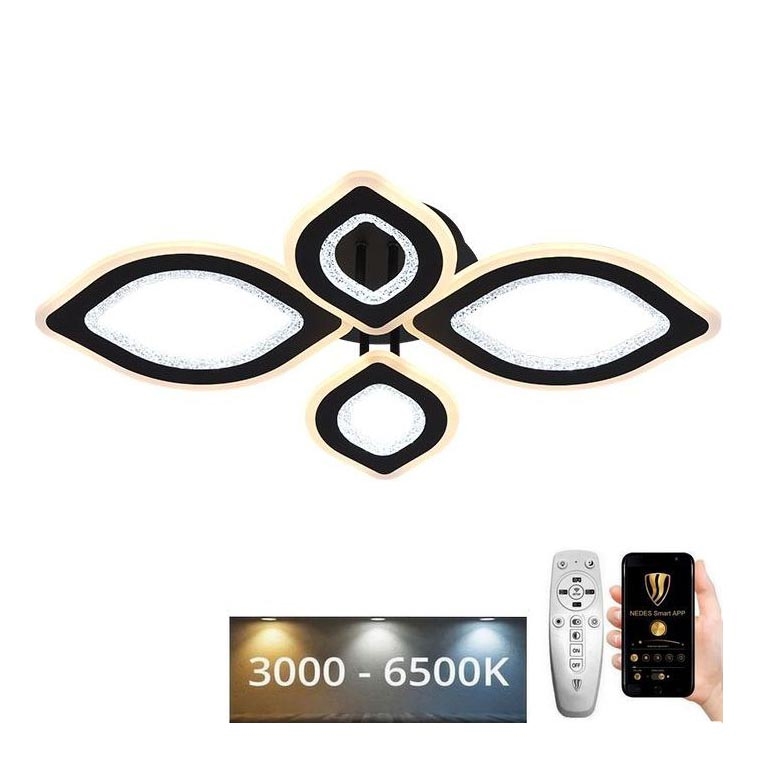 Dimbare LED bevestigde hanglamp LED/95W/230V 3000-6500K + afstandsbediening