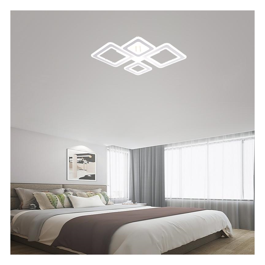 Dimbare LED bevestigde hanglamp LED/95W/230V 3000-6500K + afstandsbediening