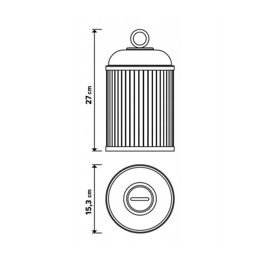 Dimbare LED buitenlamp CANARI LED/2W/5V IP44