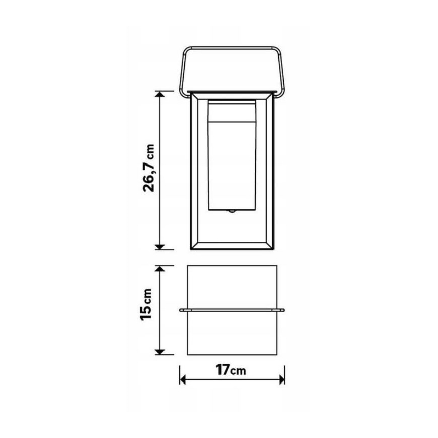 Dimbare LED buitenlamp MESHY LED/2W/5V IP44