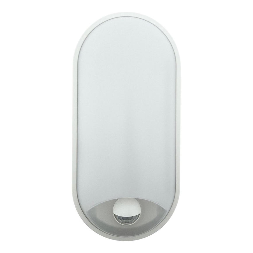 Dimbare LED-buitenwandlamp met bewegingssensor LED/12/15/18W/230V 3000K/4000K/6500K IP65 zwart/wit
