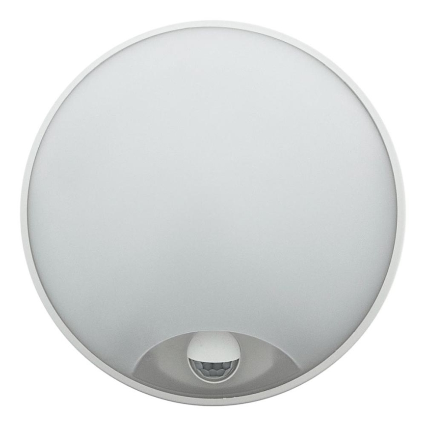 Dimbare LED-buitenwandlamp met bewegingssensor LED/15/18/20W/230V 3000K/4000K/6500K IP65 zwart/wit