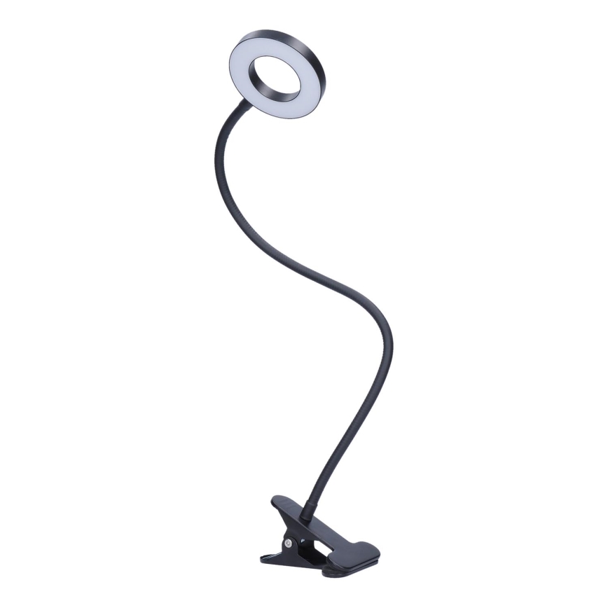 Dimbare LED-bureaulamp met klem LED/8W/230V 3000/4000/5000K zwart