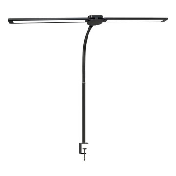 Dimbare LED bureaulamp met USB TENUIX DUO 2xLED/7W/5V 3000-6000K zwart