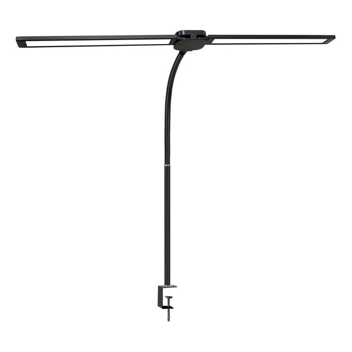 Dimbare LED bureaulamp met USB TENUIX DUO 2xLED/7W/5V 3000-6000K zwart
