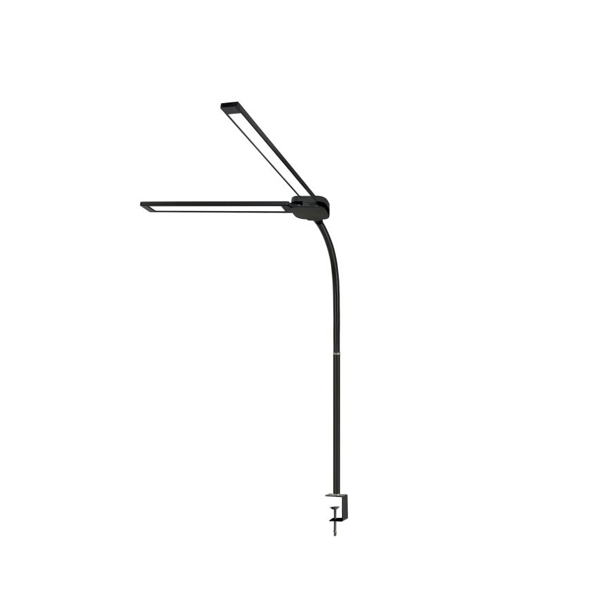 Dimbare LED bureaulamp met USB TENUIX DUO 2xLED/7W/5V 3000-6000K zwart