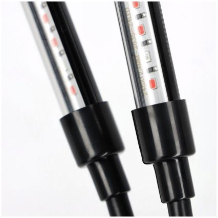 Dimbare flexibele LED tafellamp voor het kweken van planten VITARO 4xLED/10W/230V zwart