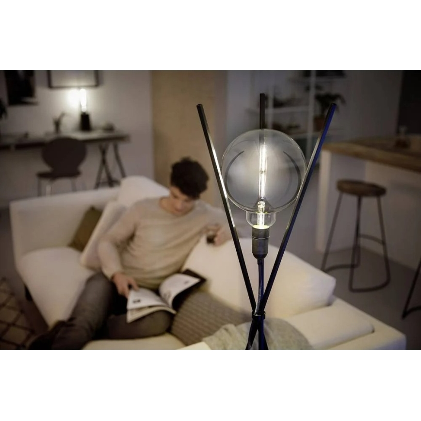Dimbare LED-filamentlamp G200 E27/6,5W/230V 1800K