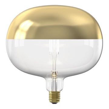 Dimbare LED-filamentlamp met kap E27/6W/230V 1800K goudkleurig CRI 90