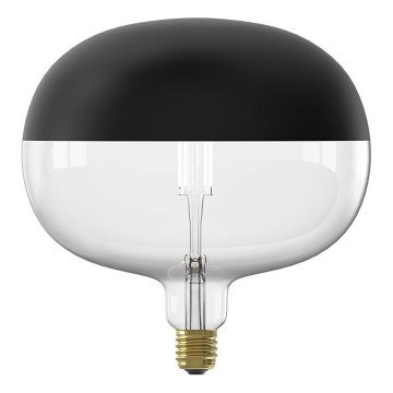 Dimbare LED filamentlamp met kap FILAMENT E27/6W/230V 1800K zwart CRI 90