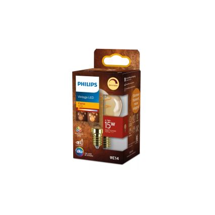 Dimbare LED-gloeilamp VINTAGE Philips P45 E14/2,7W/230V 1800K