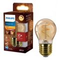 Dimbare LED-gloeilamp VINTAGE Philips P45 E27/2,7W/230V 1800K