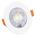 Dimbare LED hangende plafond verlichting ZITA LED/3/5/7W/230V 3000/4000/6000K diameter 9 cm wit