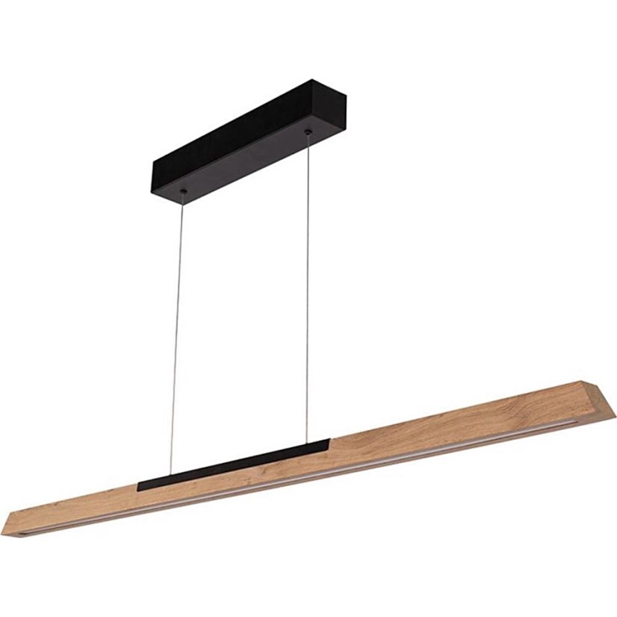 Dimbare LED hanglamp aan een koord JONAS LED/16,5W/230V eiken