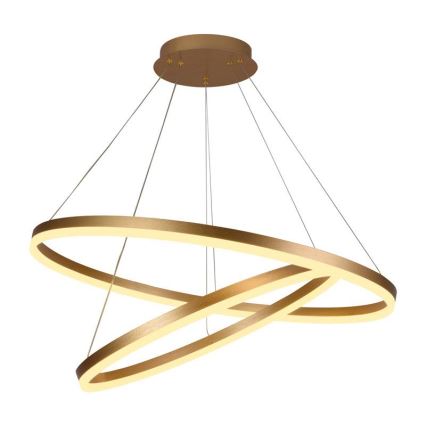 Dimbare LED hanglamp aan een koord LED/100W/230V 3000-6500K diameter 80 cm + afstandsbediening